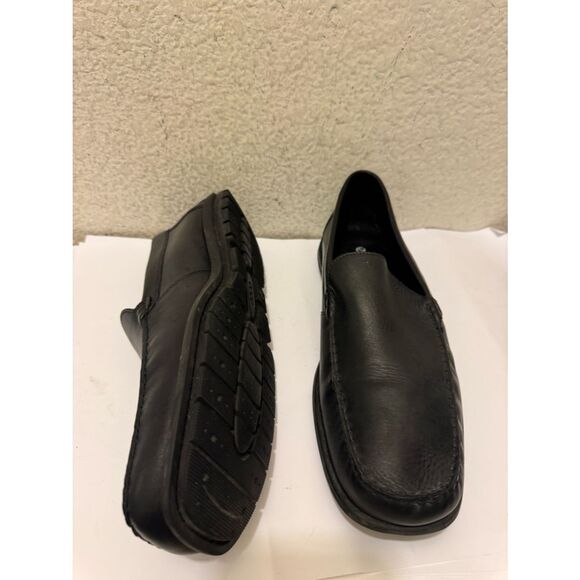 Ecco Men\'s Black Leather Slip-On Loafers extra wide size 47 main image 11